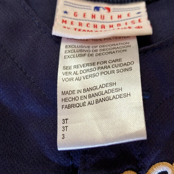 3t Milwaukee brewers jerseys - Picture 4 of 4